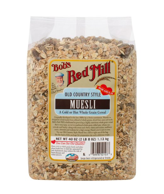 Muesli Cereal Ingredients