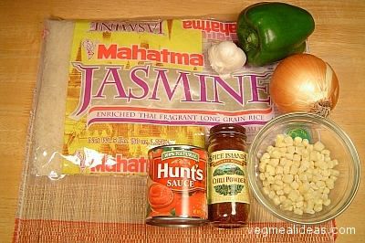 Spanish Rice Ingredients